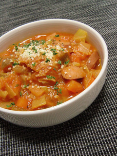 野菜たっぷりミネストローネ。-レシピのメイン写真