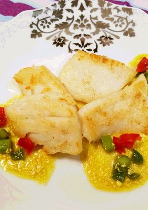 記念日に色鮮やかなカレーソース♡白身魚♪-レシピのメイン写真