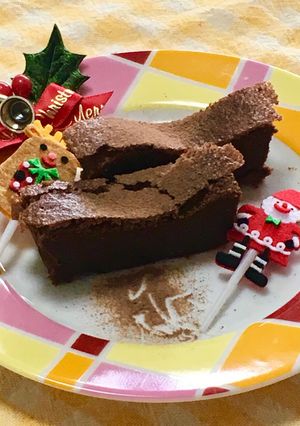 5つの食材でできる♡ガトーショコラ-レシピのメイン写真