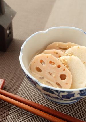 〈くらし薬膳〉長芋と蓮根の含め煮-レシピのメイン写真