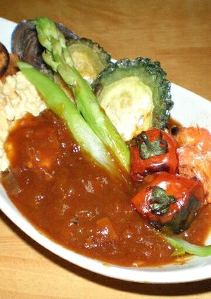 華麗(カレー)にON野菜-レシピのメイン写真