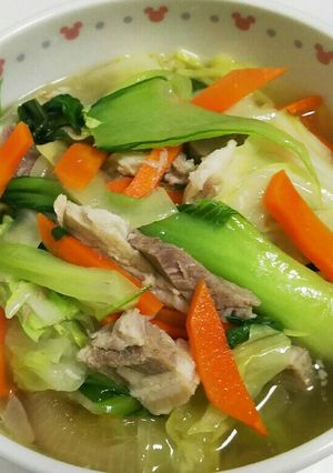 野菜たっぷり♪タンメン＊塩ラーメンで-レシピのメイン写真