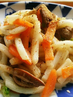 犬ご飯 レバー入り焼きうどん-レシピのメイン写真