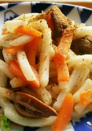 犬ご飯 レバー入り焼きうどん-レシピのメイン写真