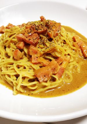 洋風焼きそば〜カルボナーラ風〜簡単！-レシピのメイン写真