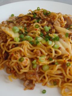 納豆キムチ焼きそば-レシピのメイン写真