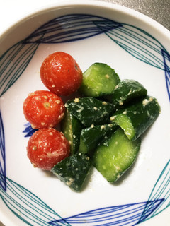 きゅうりとプチトマトの漬物-レシピのメイン写真