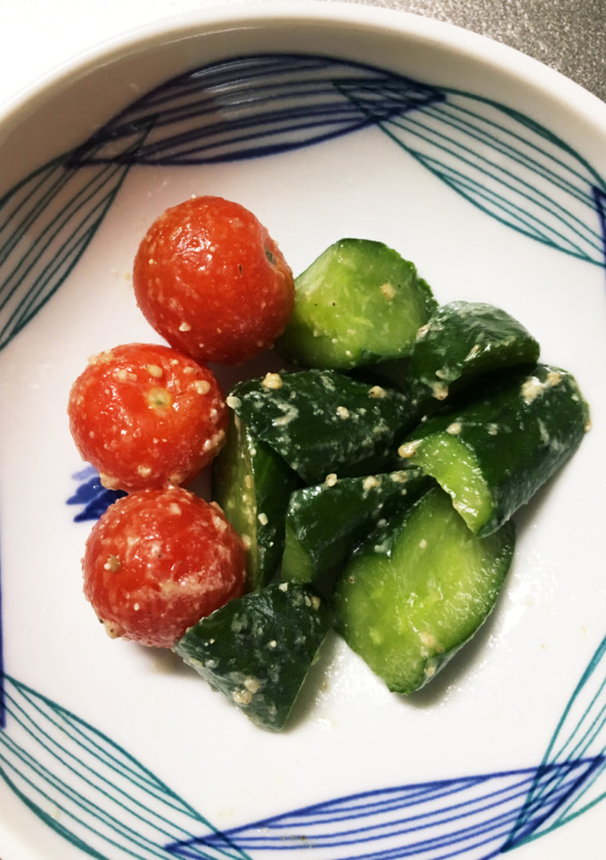 きゅうりとプチトマトの漬物-レシピのメイン写真