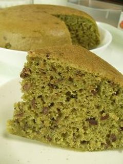 抹茶とあずきの炊飯器ケーキ-レシピのメイン写真