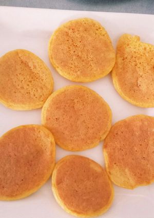 離乳食 ふわふわオムレツパンケーキ-レシピのメイン写真