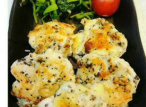 シソ香る～鶏むねとチーズのまるめ焼き♪-レシピのメイン写真