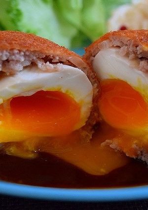 とろとろ半熟卵のスコッチエッグ-レシピのメイン写真