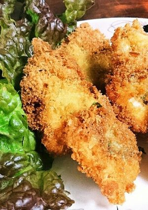 鮭の白子の大葉フライ-レシピのメイン写真