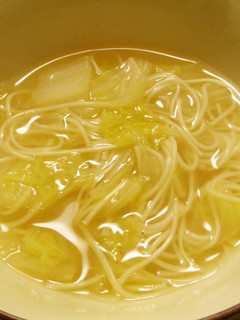 白菜が入ったそうめん♪-レシピのメイン写真