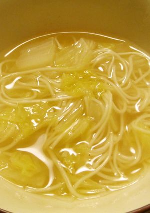 白菜が入ったそうめん♪-レシピのメイン写真