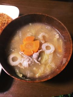 残り野菜で簡単豚汁-レシピのメイン写真