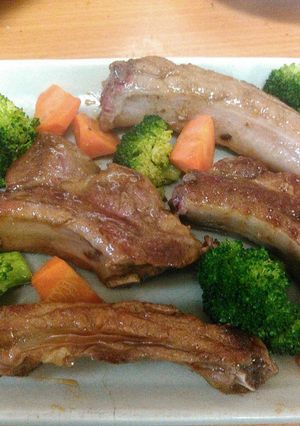 フライパンで15分!スペアリブの照り焼き-レシピのメイン写真