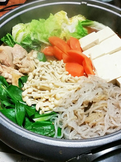 ヘルシー!!!鶏すきやき-レシピのメイン写真