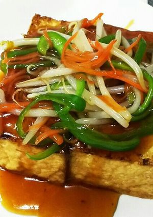 厚揚げの野菜あんかけ❤甘酢あん-レシピのメイン写真