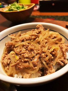 もやしとひき肉のあんかけ丼-レシピのメイン写真