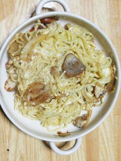 カルボナーラ風焼きそば-レシピのメイン写真