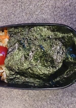 簡単すぎる海苔デコ弁当 海苔布団-レシピのメイン写真
