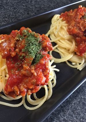 簡単ミートパスタ　パーティにも♪-レシピのメイン写真