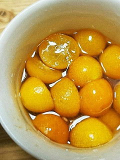 甘さ控えめ、レンジでつくる金柑の甘露煮-レシピのメイン写真