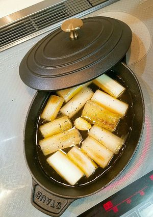 長ネギのブレゼ-レシピのメイン写真