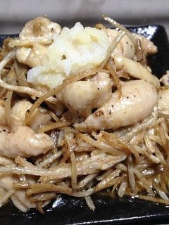 【減塩】【ジャンク】鶏皮ごぼう炒め-レシピのメイン写真