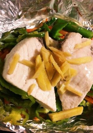 簡単!めかじきと野菜のホイル焼き-レシピのメイン写真