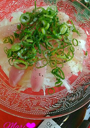 びんちょうまぐろのカルパッチョ-レシピのメイン写真