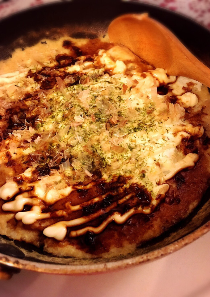 出汁がふわっと♡ヘルシー山芋とろろ焼き-レシピのメイン写真
