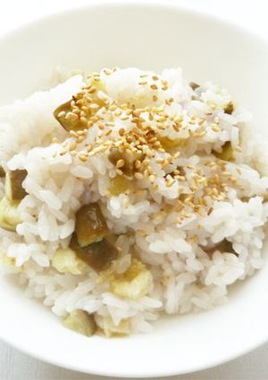 なすの炊き込みご飯-レシピのメイン写真
