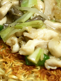 あさりとキャベツであんかけかた焼きそば-レシピのメイン写真