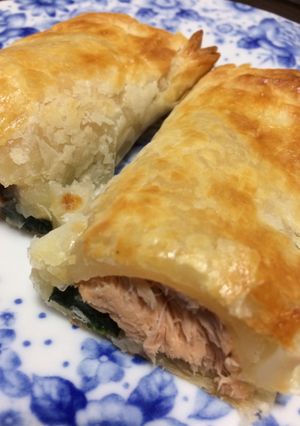 鮭のクリームパイ包み-レシピのメイン写真