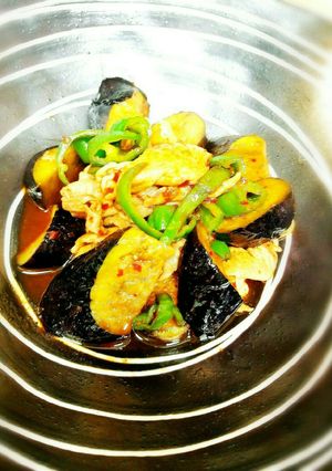 冷蔵庫の具材で野菜炒め(ビーマンと茄子)-レシピのメイン写真