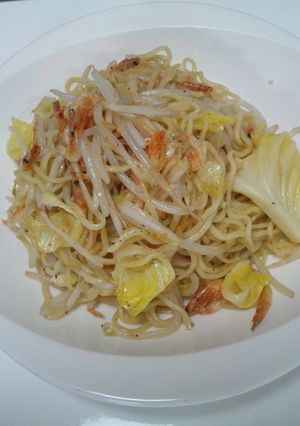 桜えびの塩焼きそば-レシピのメイン写真