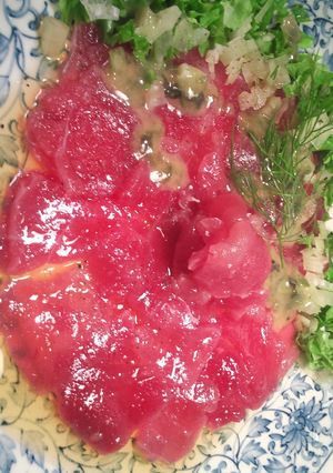 鮪(まぐろ)のカルパッチョ-レシピのメイン写真