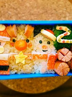クリスマスキャラ弁★クリスマス弁当-レシピのメイン写真