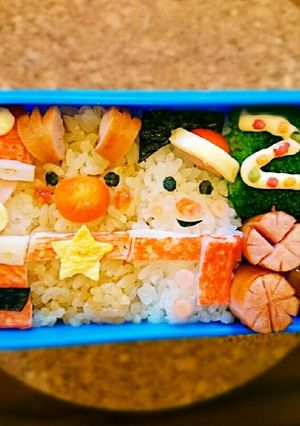 クリスマスキャラ弁★クリスマス弁当-レシピのメイン写真