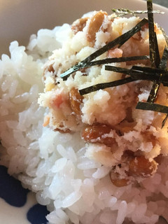 ミツカンのポテトサラダと納豆のご飯-レシピのメイン写真