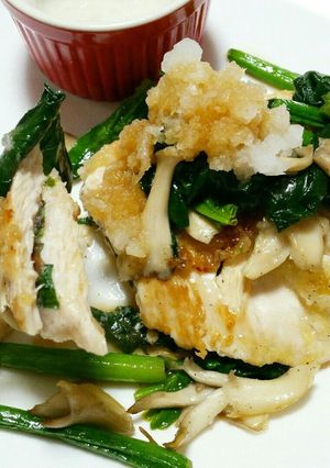 鶏むね肉の梅しそソテー☆-レシピのメイン写真