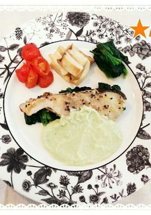 鱈の和風ソテー&豆腐アボカドソース-レシピのメイン写真