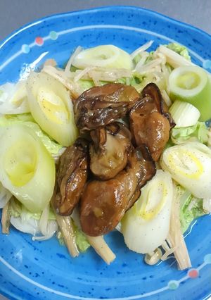 糖質オフ✨牡蠣缶詰と野菜のレンジ蒸し♪-レシピのメイン写真
