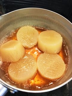 面取りなし!ズボラ大根煮付け-レシピのメイン写真