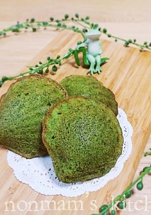 抹茶好きさんに捧ぐ♥抹茶のマドレーヌ-レシピのメイン写真