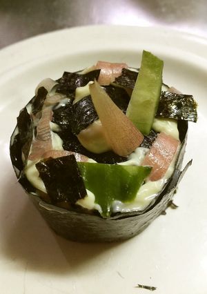 サワラの海苔巻き寿司ケーキ-レシピのメイン写真