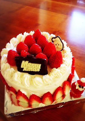 x'masケーキ デコレーション-レシピのメイン写真