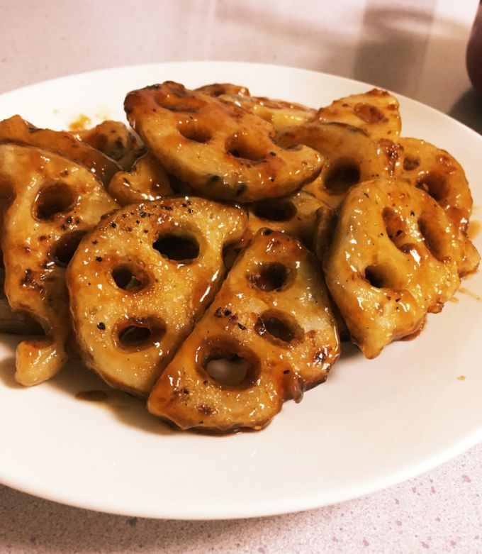 レンコンのもっちり照り焼き by ☆きょん14☆ 【クックパッド】 簡単